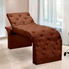 Maca Estofada Estética Cílios Regulável Spa Veludo Valentina