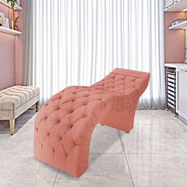 Maca Estofada Estética Cílios Salão Spa Suede Adriana Coral