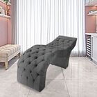 Maca Estofada Estética Cílios Salão Spa Suede Júlia Cinza