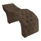 Maca Estofada Estética Cílios Salão Spa Suede Olivia Marrom