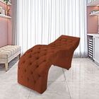 Maca Estofada Estética Cílios Salão Spa Suede Olivia Terracota