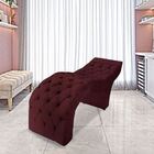 Maca Estofada Estética Cílios Salão Spa Suede Vivian Bordô