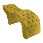 Maca Estofada Estética Cílios Salão Spa Suede Yasmim Amarelo