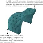 Maca Estofada Estética Cílios Salão Spa Veludo Vivian Azul Tu