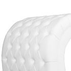 Maca Estofada Luxo Corino 70cm Cores - Ds Estofados - Branco