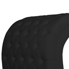 Maca Estofada Luxo Corino 70cm Cores - Ds Estofados - Preto