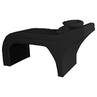 Maca Estofada Luxo Corino 70cm Cores - Ds Estofados - Preto