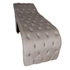 Maca Para Estética Com Capitonê Luxo Bella Veludo Bege - Mont