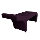 Maca Para Estética Com Capitonê Luxo Bella Veludo Roxo - Mont