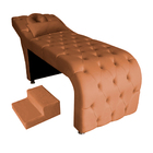 Maca Para Estética Com Capitonê Luxo Bella Veludo Terracota -