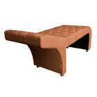 Maca Para Estética Com Capitonê Luxo Bella Veludo Terracota -