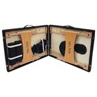 Maca Portátil Para Massagem Divã Dobrável Kelter M22 Preta