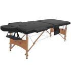 Maca Portátil Para Massagem Divã Dobrável Kelter M22 Preta