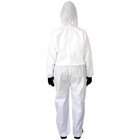 Macacão De Segurança Covertech Branco Volk Proteção Epi Ca 39