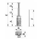 Macaco Hidráulico Garrafa 10 Toneladas 07 0005 Riosul