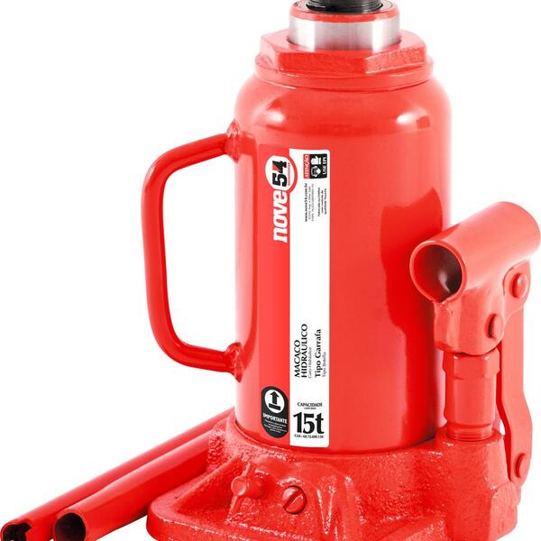 Macaco Hidráulico Garrafa 15 Toneladas 1 Estágio - Nove54