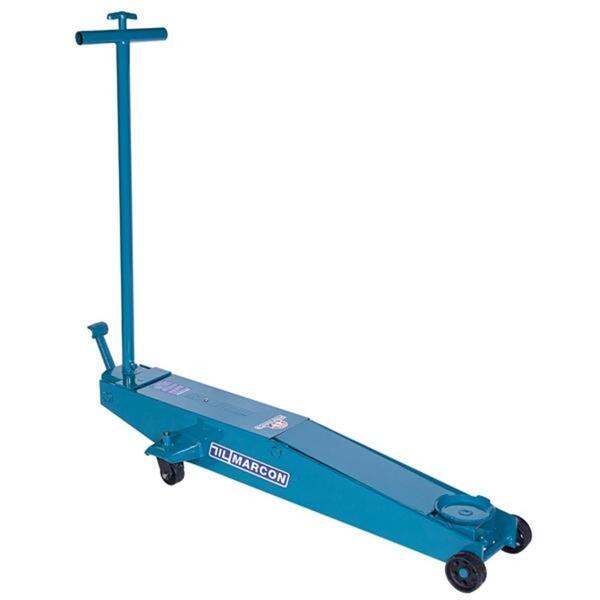 Macaco Hidráulico Jacaré Longo Capacidade 3t Com Rodas De Pol