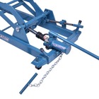 Macaco Hidráulico Para Caixa Câmbio De 750 Kg Com Rodas De Fe