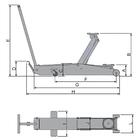 Macaco Jacaré 2 T Hidráulico J2200 Bovenau
