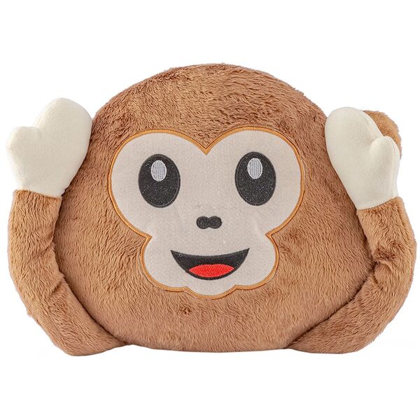 Macaco Soft Pequeno Não Escuto Bege E Palha