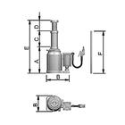 Macaco Tipo Garrafa Hidropneumático 30 Toneladas 30800 Mtp 30