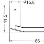 Maçaneta Alavanca Cromada 003 Stam