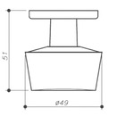 Maçaneta Bola Gol - Antique