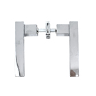 Maçaneta Break - Roseta Quad Externa Euro Cromo - Zen