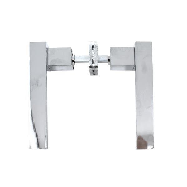 Maçaneta Break - Roseta Quad Externa Euro Cromo - Zen | Leroy Merlin