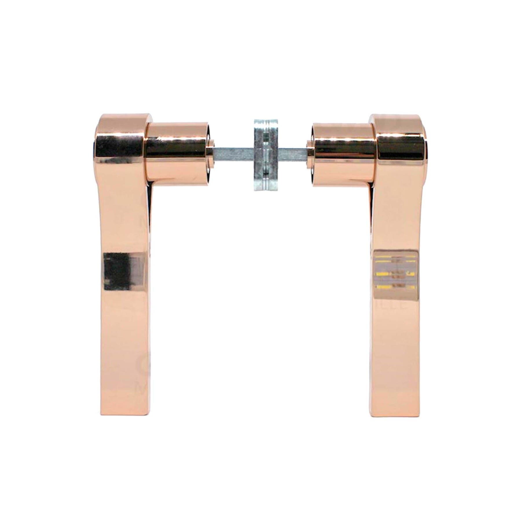Maçaneta Drop - Roseta Red Externa Euro Rose - Zen | Leroy Merlin