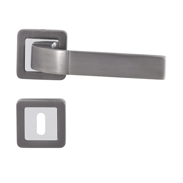 Maçaneta com Roseta Alumínio Escovado Dina Inspire