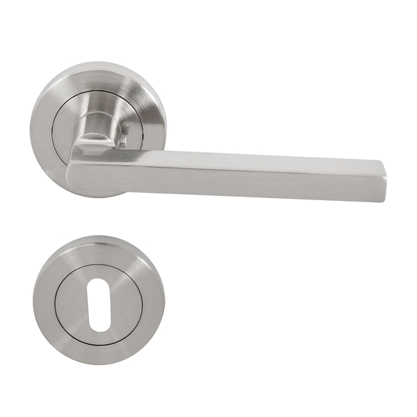 Maçaneta e Roseta Alumínio Escovado Lee Inspire