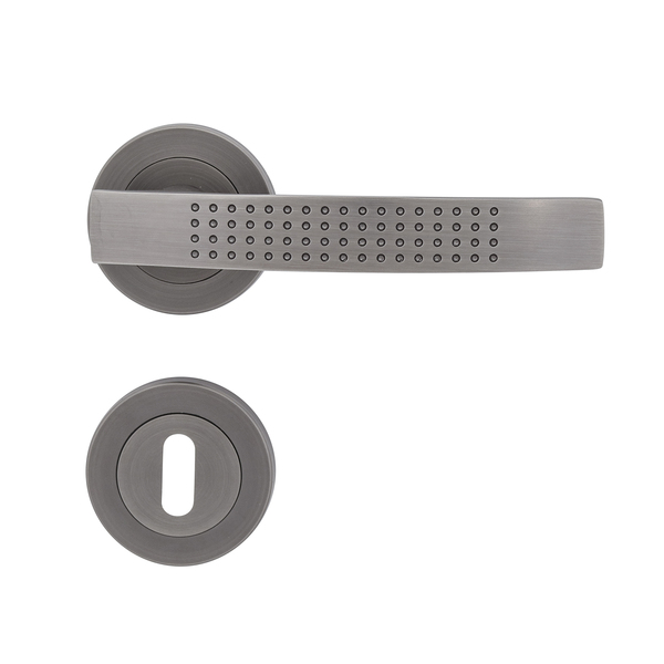 Maçaneta e Roseta Alumínio Escovado Louna Inspire