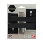 Maçaneta e Roseta Alumínio Preto ABBY  Inspire