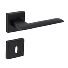 Maçaneta e Roseta para Porta de Entrada Preto Blade Inspire