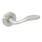 Maçaneta em Alumínio para Porta Prata Lustroso Inspire