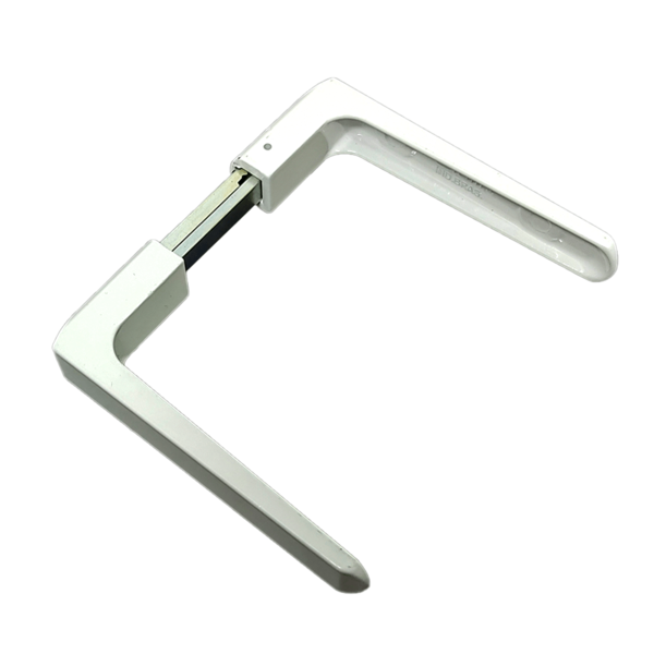 Maçaneta Para Fechadura De Porta Acabamento Branco Stam