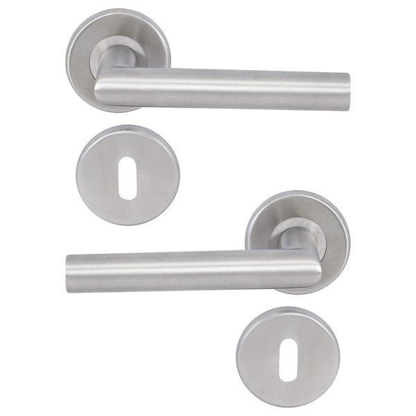 マエダヒロ Maçaneta para Porta Aço Inoxidável Prata Lustroso Inspire | Leroy