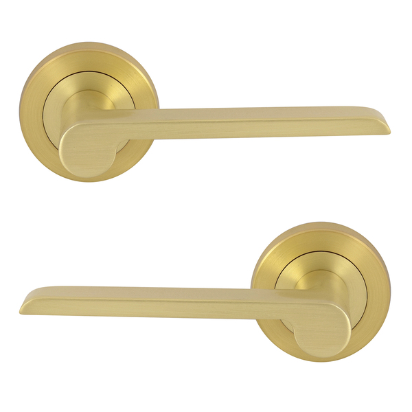 Maçaneta para Porta Alumínio Dourado Matte Inspire