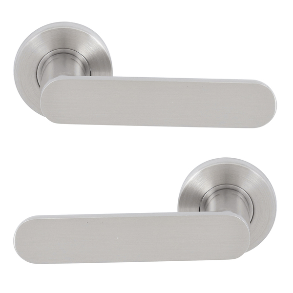 Maçaneta para Porta Alumínio Prata Lustroso Inspire