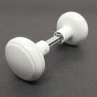 Maçaneta Para Porta Fechadura Modelo Bola Branca Universal