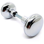 Maçaneta Para Porta Fechadura Modelo Bola Cromada Universal
