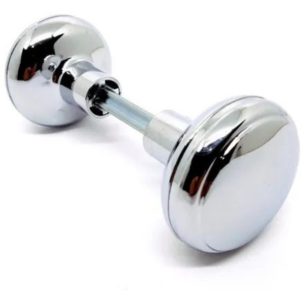 Maçaneta Para Porta Fechadura Modelo Bola Cromada Universal
