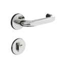 Maçaneta Porta De Madeira Com Roseta Para Cilindro Oval - Div