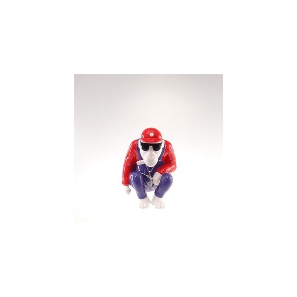 Macaquinho Decorativo Estilo Mario Kart Ceramica Colorido