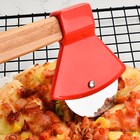 Machadinha Cortador De Pizza Inox Cor Vermelho