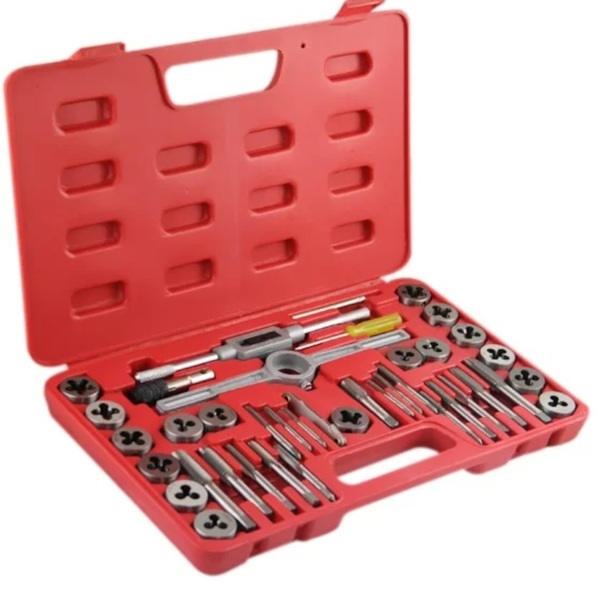 Macho E Tarracha Maleta 40 Pcs - Aço Lee Tools