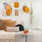 Macramê Folha Mostarda