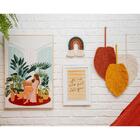 Macramê Folha Terracota