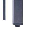 Madeira Alumínio Retangular  Odyssea II 76x100x180cm Naterial